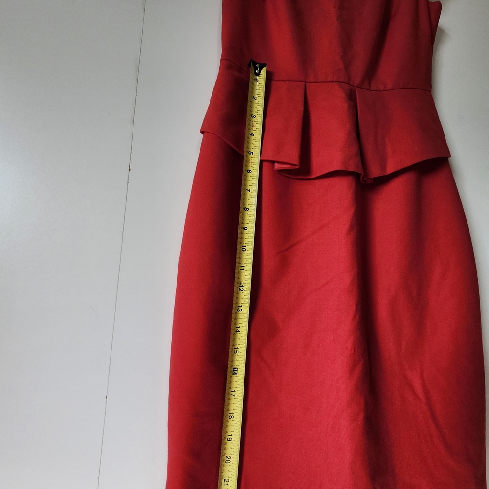 J.Crew Women’s Bold Red Sleeveless Casual A-Line Dress Size 0 Fit & Classic - Picture 13 of 13